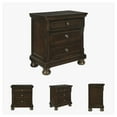 thumbnail image 6 of Signature Design by Ashley Porter Classic 2 Drawer Nightstand with Dovetail and Ball-bearing Construction, Dark Brown, 6 of 8