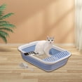 thumbnail image 1 of Caja de arena para gatos Salvador Plegable a prueba de salpicaduras 46x34x12cm Azul, 1 of 10