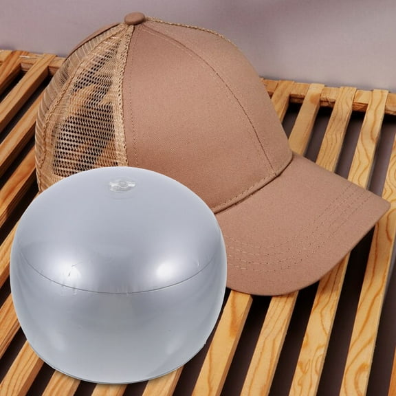 Amosfun Inflatable Hat Shaper Silver for Hats Home Use 1Pack