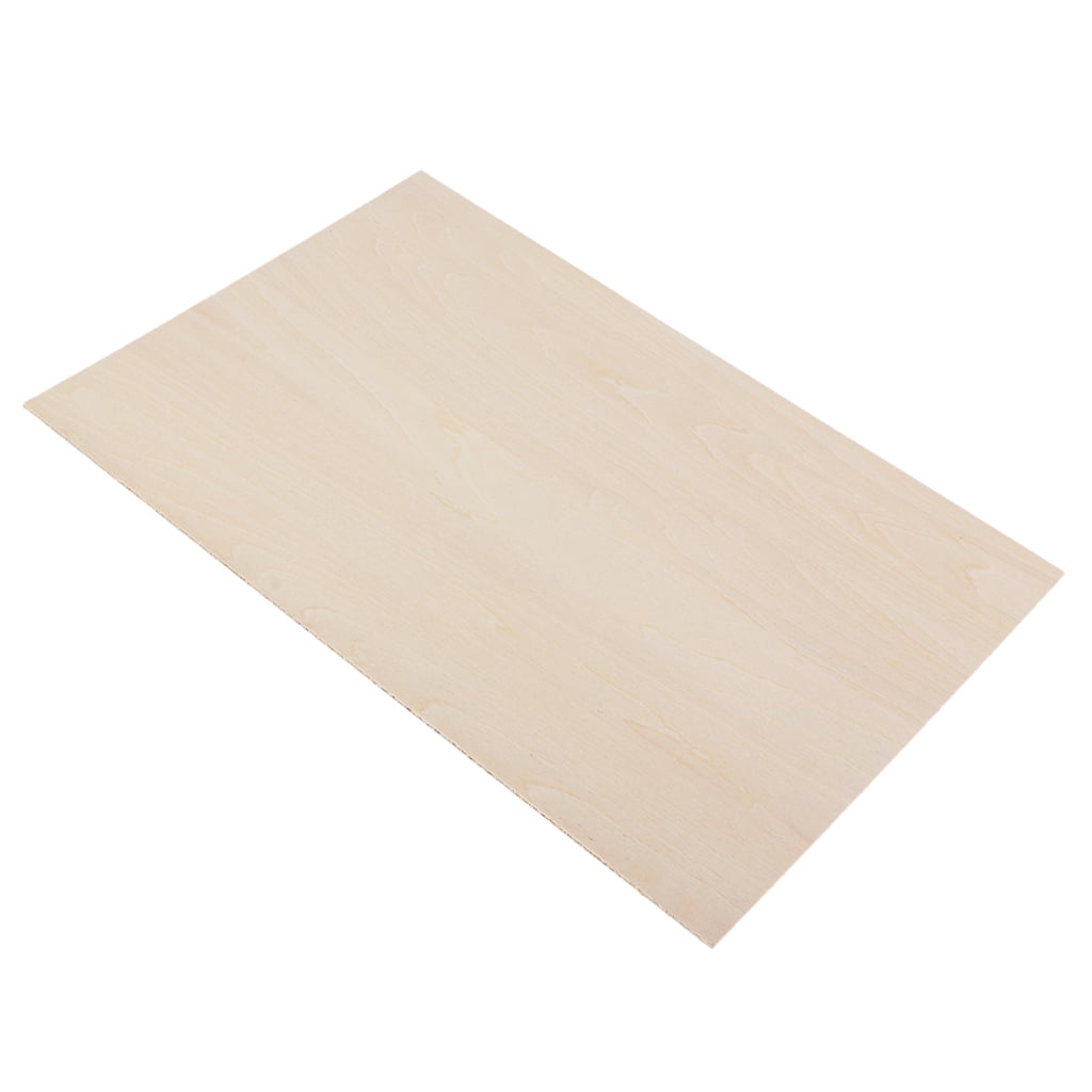 Basswood Sheets 2mm Thick RC Airplane Model DIY Making Kits 200x450mm 5pcs