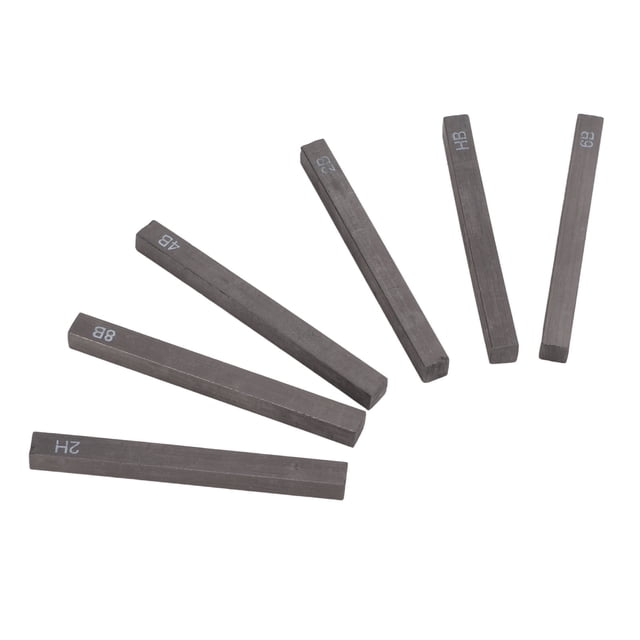 6 pcs pilas de carbón de carbón portátiles múltiples dibujo arte graffiti pinintura de graito de carbono lápices