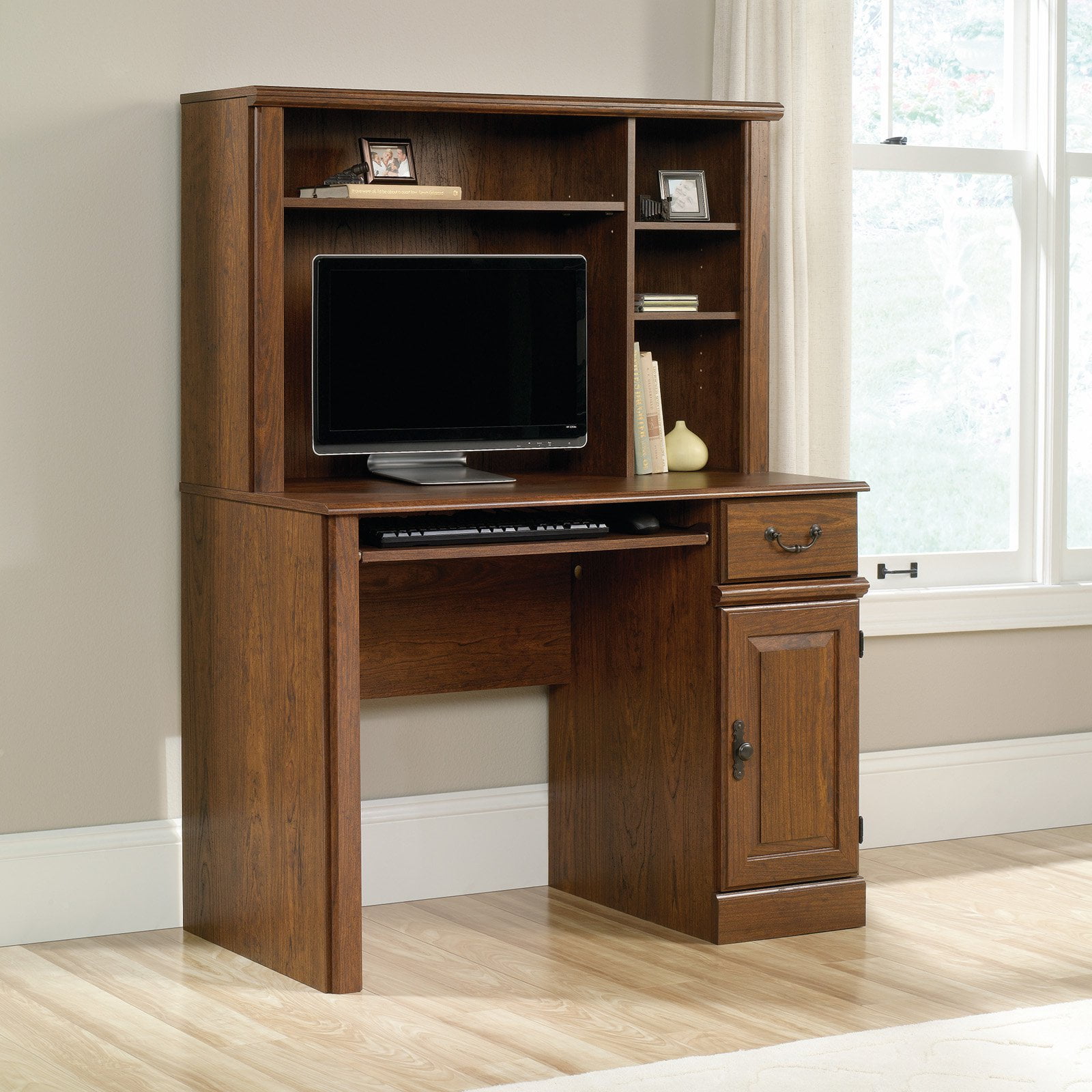 Sauder Orchard Hills 42 In Computer Desk With Hutch Com