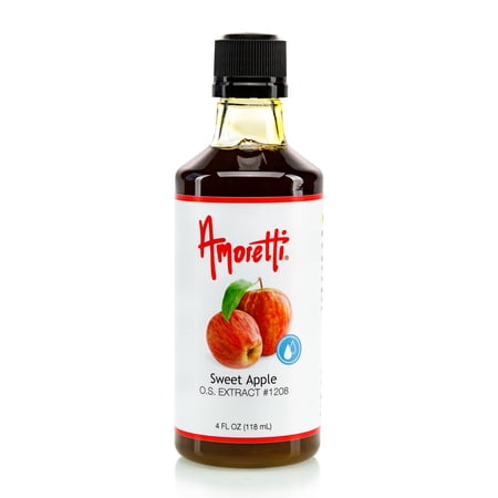 Amoretti - Sweet Apple Extract Oil Soluble 2 oz - Highly Concentrated & Perfect For Pastry or Savory applications  Preservative Free  Vegan  Kosher Pareve  TTB Approved  Non-GMO