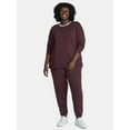 thumbnail image 2 of Terra & Sky Women's Plus Fleece Jogger Sweatpants, Size 0X-5X, 2 of 5