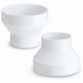 thumbnail image 1 of 2 Pcs 6 to 4 Inch Duct Reducer Increaser ABS Air Duct Adapter Duct Fan or Dryer Vent Adapter HAVC Pi, 1 of 5