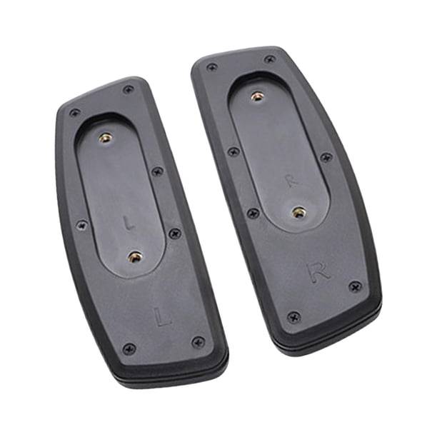 Reposabrazos de repuesto para silla de oficina, 2 unidades, TPU, resistente al desgaste, cojín antideslizante, fácil de usar. Montaje fijo