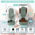thumbnail image 4 of Pet Dogs Cage Hanging Feeder 29/27oz Automatic Water Fountain Food Container Dispenser for Puppy Cats Rabbit Pet Feeding Product AP, 4 of 6