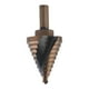 thumbnail image 1 of Broca Irfora Brocas escalonadas HSS Brocas de perforación con ranuras en espiral de dos ranuras de cambio rápido para paneles de cobre / hierro / acero / PVC / madera Irfora Broca, 1 of 2