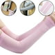 thumbnail image 5 of Mangas de brazo de protección solar Zulema para hombres y mujeres deportes de refrigeración Rosa, 5 of 8
