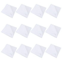 STOBOK Cotton Handkerchiefs Simple Fashion 12Set