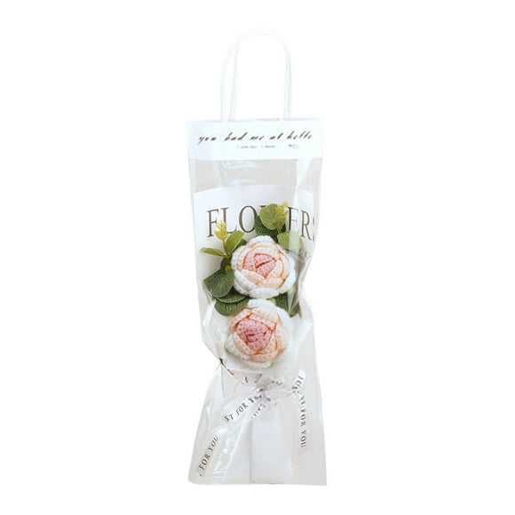 Save 15% on Essentials! Crochet Bouquets Made Of Rose Crochet Can Be Used As Valentine's Day Decorations Rehabilitation And Women's Birthday 's Day Valentine's Flower Bouquet