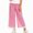 Hot Pink, variant on Kids Pants (1-13 Years) Checkered Elastic Waist Casual Pants with Lace Trim 80%Polyester 20%Cotton Trousers Pink Size 7