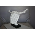 thumbnail image 5 of White Saluting Body Builder Made of Resin Mounted on Base Size: 37" x 14" x 19"H, 5 of 12