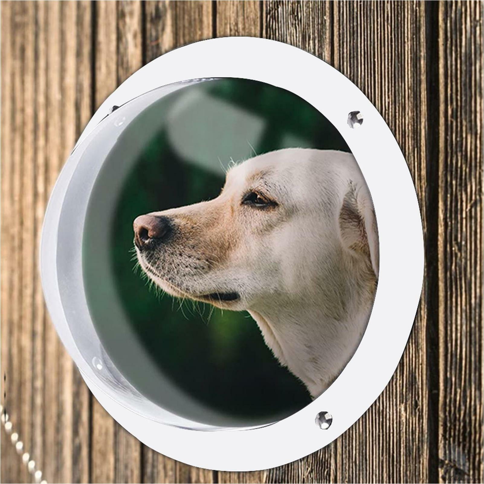Durable Dog Porthole Window Round Acrylic For Backyard Fence To View Outside