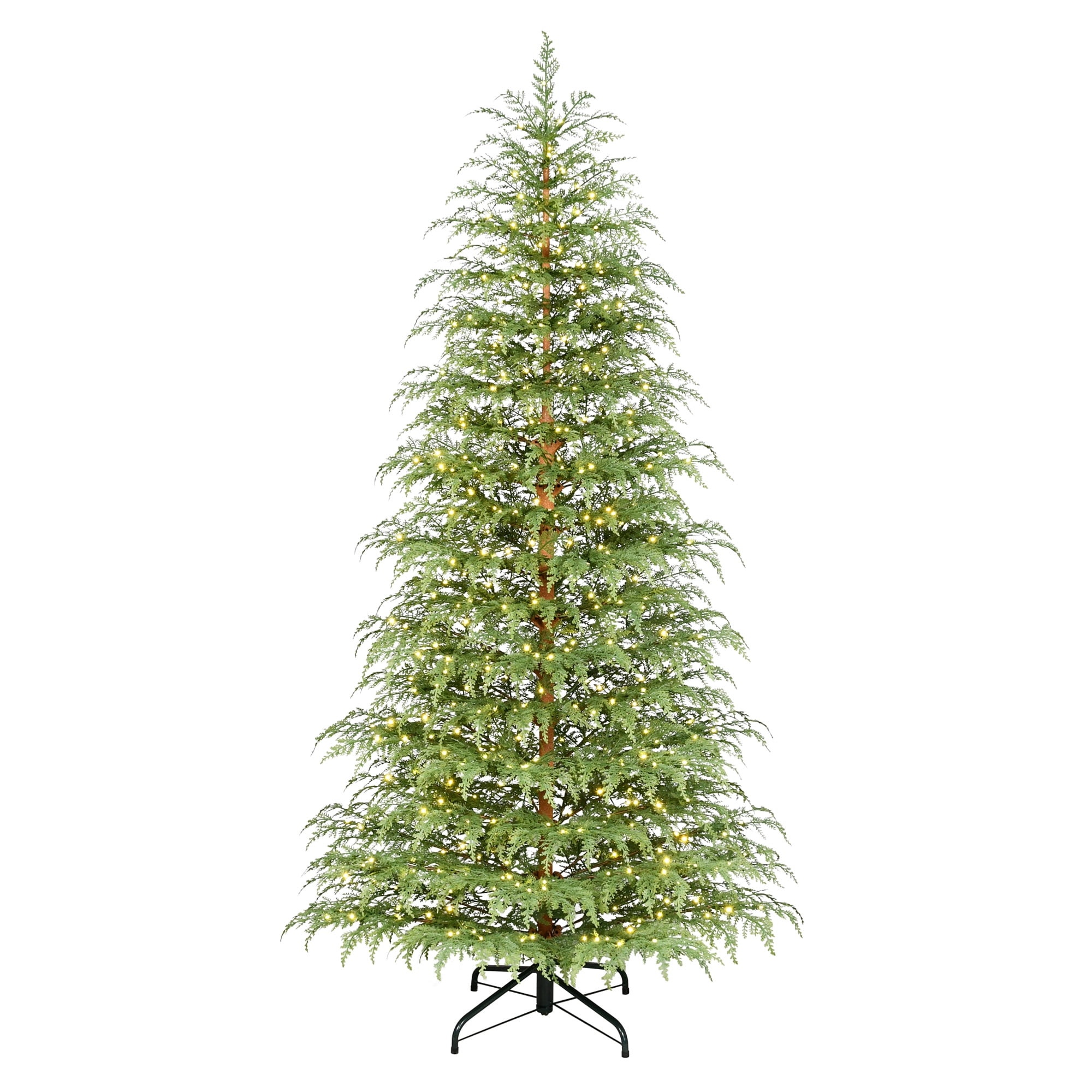 My Texas House 7.5' Pre-Lit Cypress Christmas Tree, 500 LED