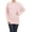 Baby Pink, variant on Women's Plus Size Dolman Sleeve T-Shirt – Casual Solid Color Top