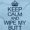 Light Blue, variant on Keep Calm and Wipe New Parents Humor Romper Boys or Girls Infant Baby Brisco Brands NB