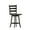 Gray Wash Walnut, variant on Flash Furniture Liesel Classic Solid Wood Ladder Back Counter Height Barstool Antique White Wash