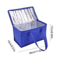 thumbnail image 3 of Carrywell Not Made In China Insulated Reusable Shopping Bag And Delivery Bag For Hot And Cold Food Foldable Ther, 3 of 6