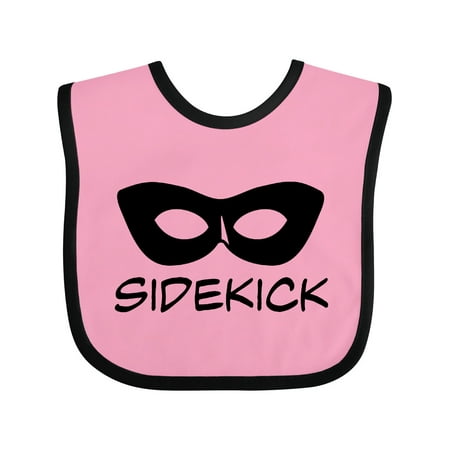 

Inktastic Sidekick Kids Superhero Mask Gift Baby Boy or Baby Girl Bib