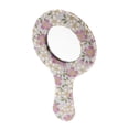 thumbnail image 4 of kusrkot Cloth Cover Cute Travel Cosmetic Handheld Makeup Mirror for Handbag Outdoor - Pattern 5, 4 of 7