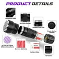 thumbnail image 5 of 21 LED Violet Flashlight for Pet Stain Detection, Scorpion Hunting, Currency Verification - Aluminum Alloy, 3A Battery Powered, 240 Min Runtime, 100000 Hour LED Life, 80g, 3.9in Length, 5 of 9
