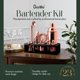 thumbnail image 2 of Kit de bartender Barillio, acero inoxidable, 23 unidades, color oro rosa, con soporte, 2 of 7
