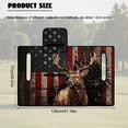 thumbnail image 7 of SEANATIVE Golf Cart Seat Cover Towel for Most 2 Passenger Club Car, EZGO, Yamaha, Sun Protection Golf Cart Front Seat Cushion Covers Protector, Patriotic Decoration, Deer American Flag, 7 of 7