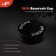 thumbnail image 2 of A-Premium Engine Coolant Overflow Recovery Reservoir Tank with Cap Compatible with Jeep ZJ Series Grand Cherokee 1993-1994, 2 of 6