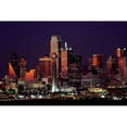 thumbnail image 2 of Highsmith, Carol 24x17 Black Modern Framed Museum Art Print Titled - Dusk View of Dallas-Texas, 2 of 4
