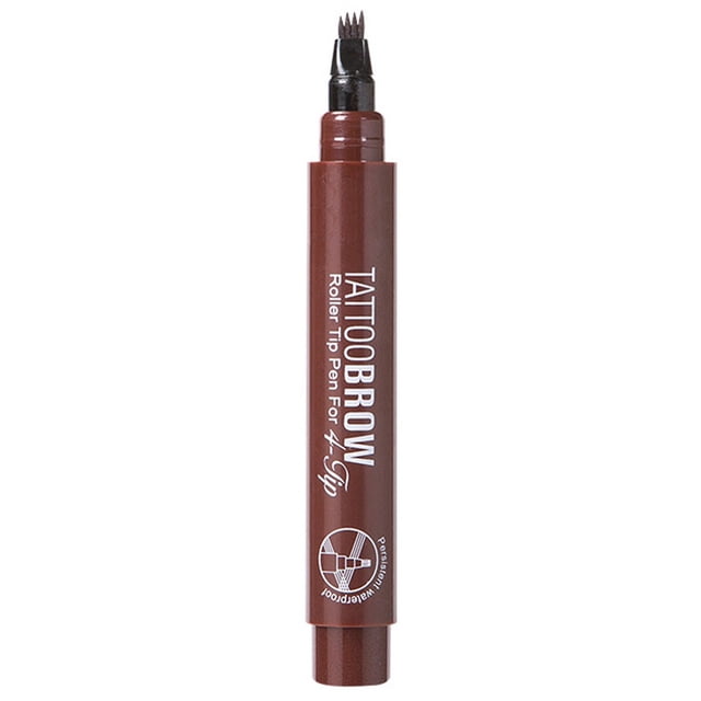 New Eyebrow Pencil 3D Microblading Eyebrow Pencil Contouring Pen 4 Tipped Precise Brow Pen with Natural Fine