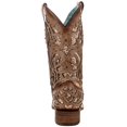 thumbnail image 3 of Corral Boots Womens Glitter Tooled Inlay Square Toe Cowboy  Tall Boots, 3 of 5