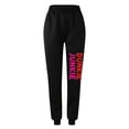 thumbnail image 5 of Clearance under 10.00 LYXSSBYX Womens Sweatpants with Pockets Plus Size Women Solid Print Sweatpants High Waist Workout Wide Leg Pants Pocket Trousers Sporty Athletic Fit Jogger Pants, 5 of 7