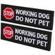 thumbnail image 1 of 2 parches bordados para perros de servicio, parches de identificación para perros, parches de no acariciar, parches para arneses de mascotas., 1 of 7