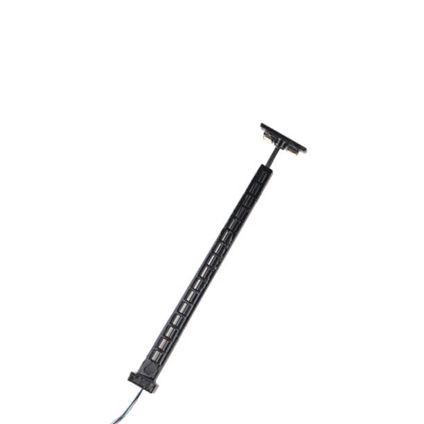 Injueey Modelo de lámpara de vía férrea, accesorios de paisaje al aire libre, poste de luz LED de Metal, patios, jardín, escalera en Artesanía Negro (luz blanca)