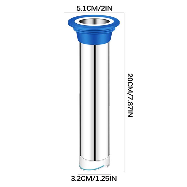 Extended Floor Drainss Core Stainless Steel Broken Extension Pipeavoid-odor Inner Core Toilet Drainss Universal Odor Blocker