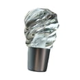 thumbnail image 2 of Pomo con luces LED, elegante y bonito, pomo de manija manual con forma de diamante para la palanca de cambios del coche. Plata, 2 of 9