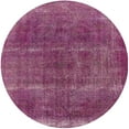thumbnail image 1 of Ahgly Company Indoor Round Mid-Century Modern Burnt Pink Oriental Area Rugs, 8' Round, 1 of 6