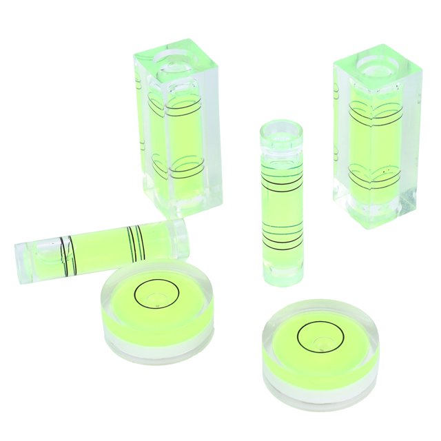 Regla De Nivel De Burbuja, Regla De Nivel De Burbuja Pequeña Fácil De Transportar Diseño De Tres Líneas Claro Visible Para Detección De Nivelación De Impresora 3D