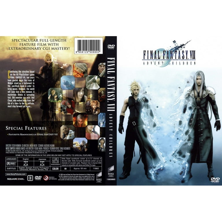 Amazon.com: Final Fantasy VII - Advent Children (Two-Disc