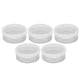 thumbnail image 4 of Caja de almacenamiento de esponja redonda, 5 piezas de esponja de almacenamiento transparente Caja de esponja de maquillaje transparente Contenedor de plástico redondo transparente compacto y liviano, 4 of 8