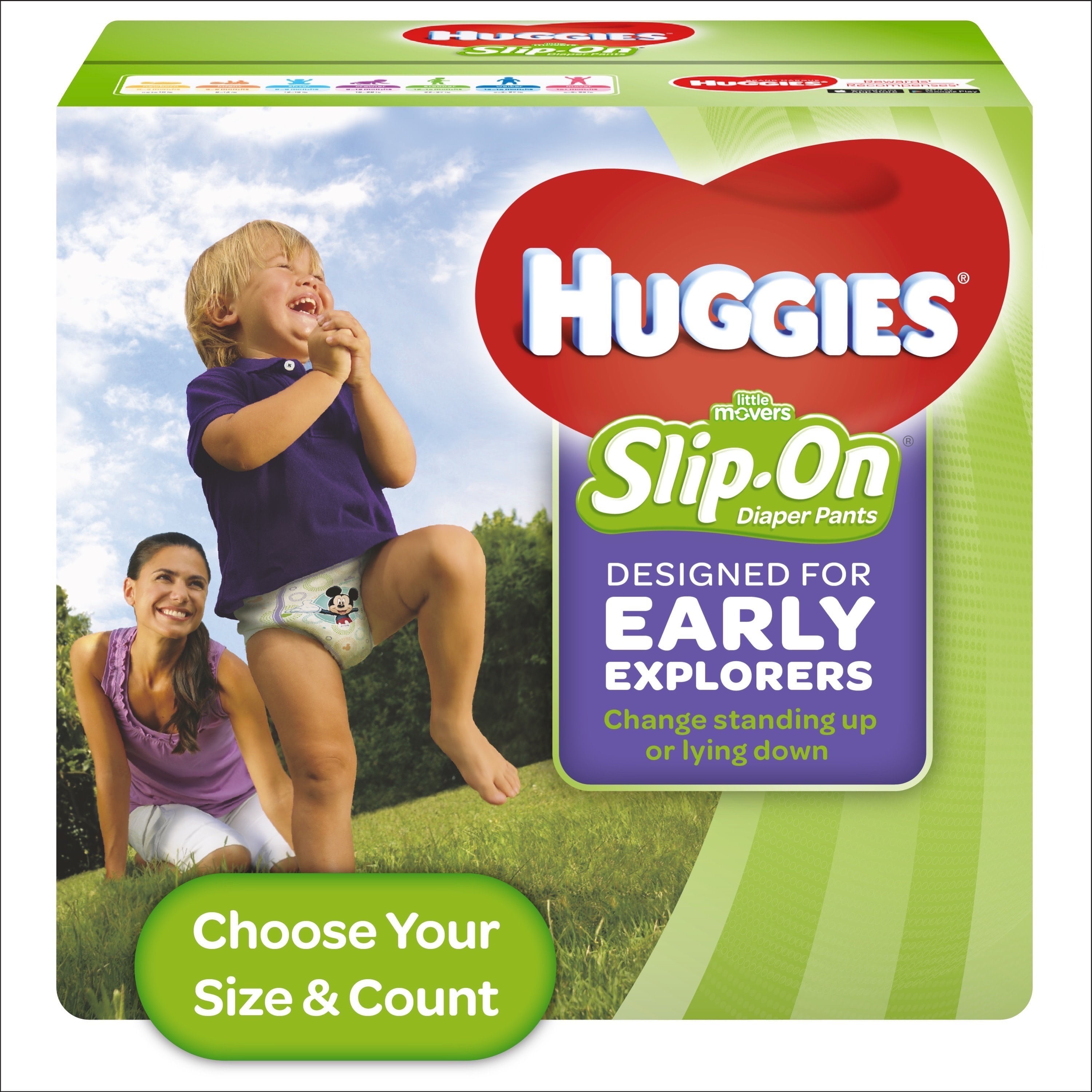 HUGGIES Little Movers Slip On Diaper 