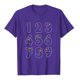 thumbnail image 5 of Tops de Manga Corta de las Mujeres Casual Impresa Camiseta Blusa Cuello Redondo Moda Poliéster Ligero Suave Cómodo para las Vacaciones Diarias de Trabajo de la Fiesta de Citas, 5 of 8