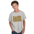 thumbnail image 5 of Nacho Cheese Funny Food Carbs Snacks Crewneck T Shirts Boy Girl Teen Brisco Brands S, 5 of 6