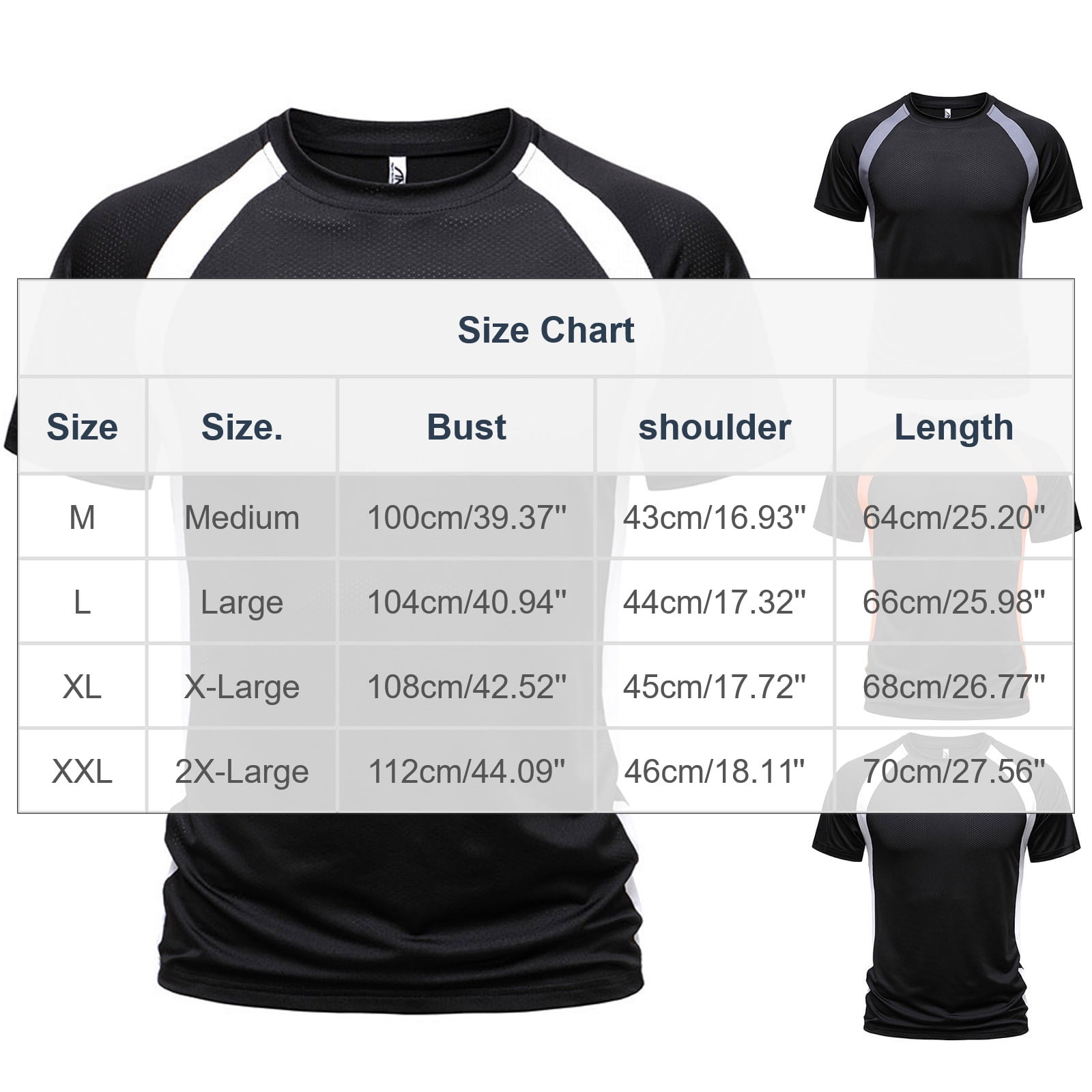 Dolkfu Short Sleeve Men Shirt Orange Color Block Athletic T Shirt Fitted Crew Neck Breathable Mens Graphic Tees,2X