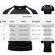 thumbnail image 2 of Tops para hombre, blusas y camisas de cuello redondo y manga corta para hombre Camisa de manga corta con cuello redondo y bloques de color liso de malla para hombre Blusas deportivas casuales Camisas, 2 of 7