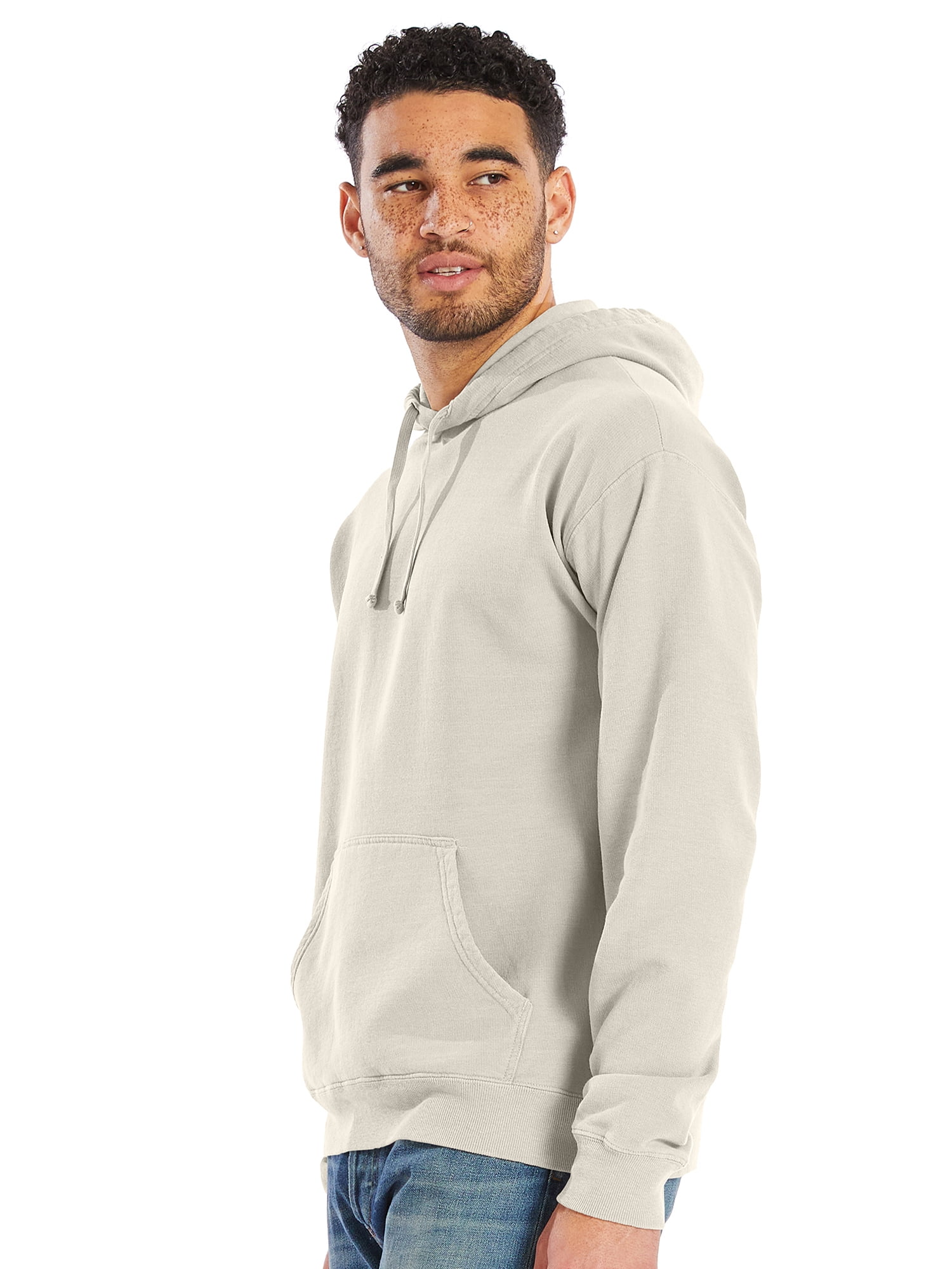 Hanes Men's & Big Men's Garment Dyed Fleece Hoodie Sweatshirt, Sizes S-3XL