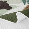 thumbnail image 5 of Manfei Wild Bear Twin Quilt Set,Vintage Animals Twin Coverlet Set,Brown,2 Pieces, 5 of 7