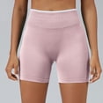 thumbnail image 4 of Arlun Women Workout Shorts Stylish Scrunch Lifting Tummy Control Fitness Gym Yoga Shorts Lightweight Soft Comfy Running Seamless Biker Shorts Summer Sports Bottoms Pink XL, 4 of 6