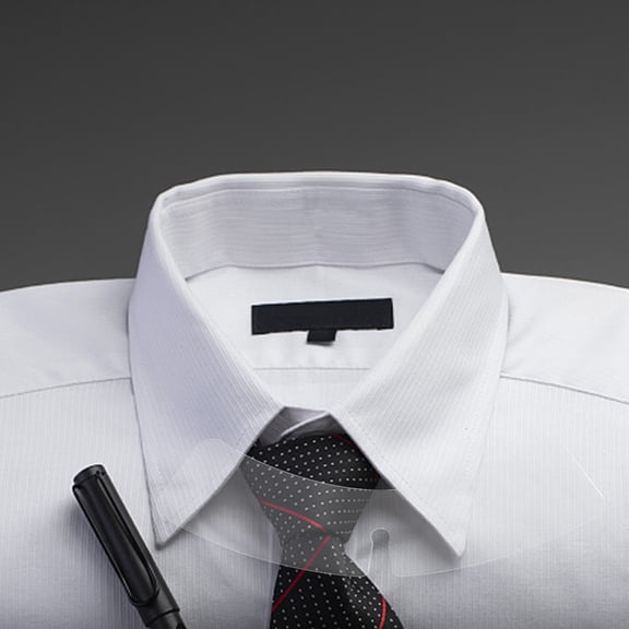 Pretyzoom 200pcs Transparent Plastic Shirt Collar Stays Uniform Shirt Stays for Business Meetings
